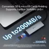 Hub USB Type-C TP-Link UH7021C — HDMI, USB 3.2 Gen1, USB 2.0, SD/microSD, 5000 Mbit/s, αλουμίνιο μαύρο