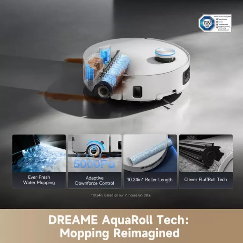 Ρομπότ σκούπα Dreame Aqua10 Ultra Roller Complete λευκό