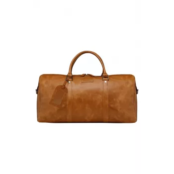 dbramante1928 Kastrup 2 Weekender Bag - Καφέ, Unisex, Τσάντα χειρός, Φερμουάρ, Μπροστινή τσέπη, Ινδία, Καφέ