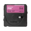 Μελανοταινία ετικετών Brother BTAG-P35 Λευκό σε Ροζ 1,2 cm 4 m