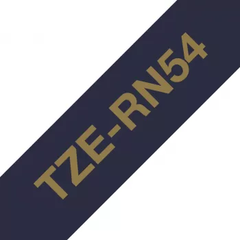 Brother TZE-RN54 Μελανοταινία ετικετών Χρυσό σε μπλε μαρέν