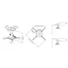 Βάση οροφής Multibrackets M Universal Projector 200 με λεπτομερή ρύθμιση