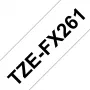 Ταινία ετικετών Brother TZE-FX261 μαύρο σε λευκό