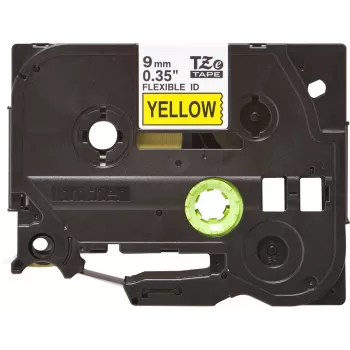 Ταινία ετικετών Brother TZE-FX621 μαύρο σε κίτρινο