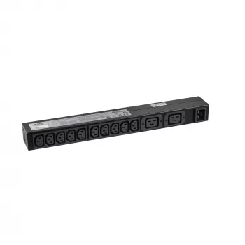 APC RACK PDU BASIC 1 U 16A 230V Μονάδα διανομής ισχύος (PDU) 12 έξοδοι AC 0U/1U Μαύρη