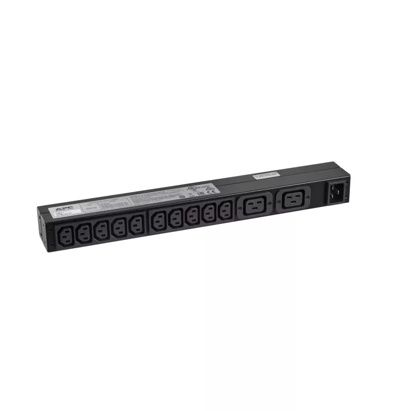 APC RACK PDU BASIC 1 U 16A 230V Μονάδα διανομής ισχύος (PDU) 12 έξοδοι AC 0U/1U Μαύρη