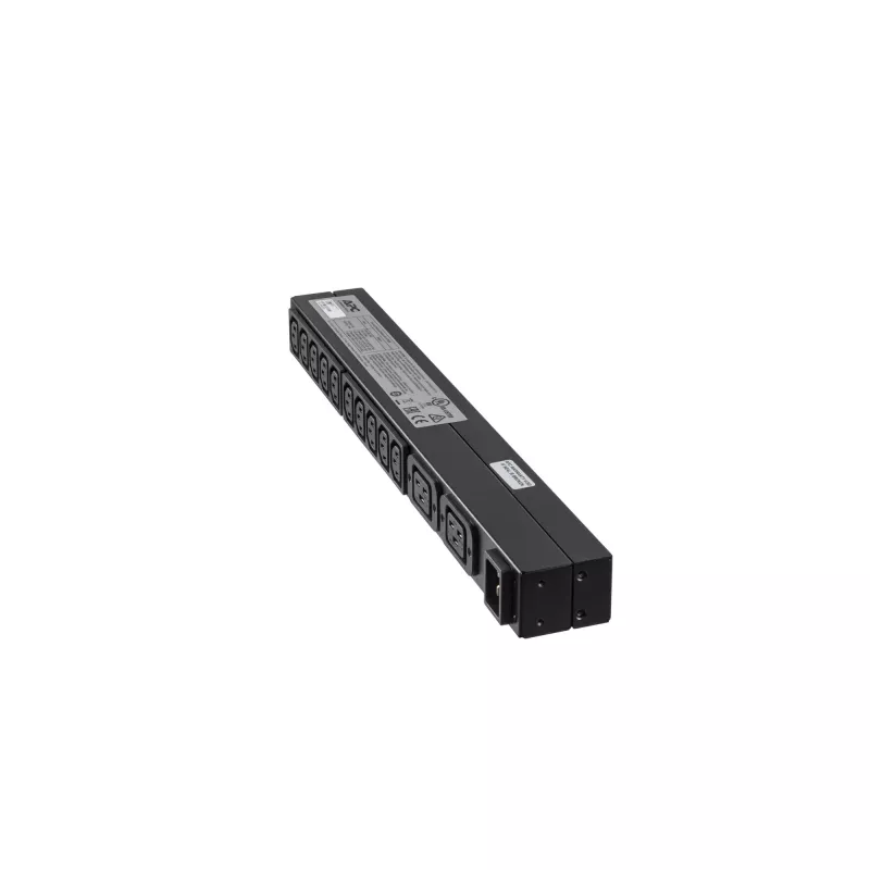 APC RACK PDU BASIC 1 U 16A 230V Μονάδα διανομής ισχύος (PDU) 12 έξοδοι AC 0U/1U Μαύρη