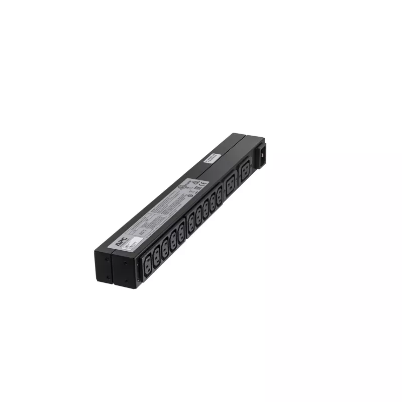 APC RACK PDU BASIC 1 U 16A 230V Μονάδα διανομής ισχύος (PDU) 12 έξοδοι AC 0U/1U Μαύρη