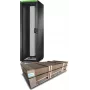 APC Easy Rack, 42U, μαύρο, με οροφή, ροδάκια, πόδια, 4 βάσεις και πλαϊνά τοιχώματα, χωρίς δάπεδο, 1991H x 600B x 1000T mm