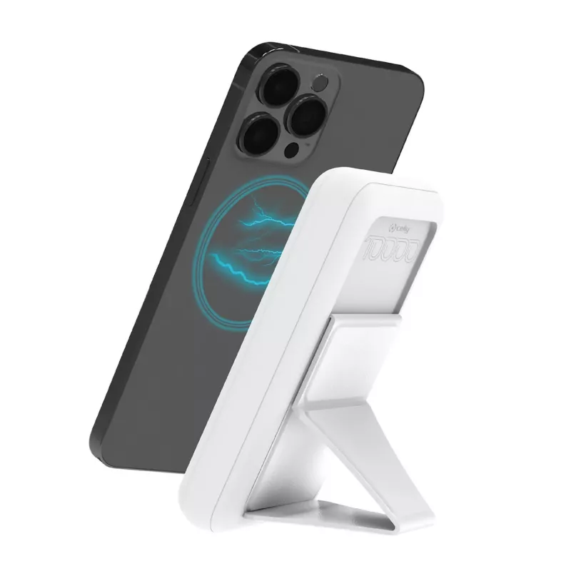 Celly MAGPB10000WH Powerbank 10000 mAh Ασύρματη φόρτιση Λευκό