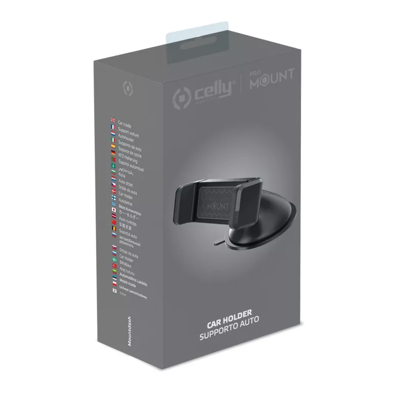 Celly MOUNTDASHBK Βάση Παθητική βάση Κινητό τηλέφωνο/Smartphone Μαύρη