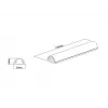 Multibrackets M Universal κάλυμμα καλωδίου αλουμίνιο 33mm-B 1100-L μεταλλικό