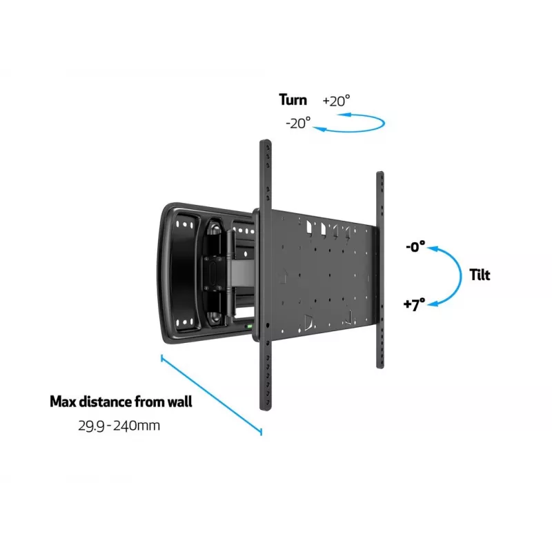 Βάση Multibrackets M VESA Super λεπτή Tilt & Turn