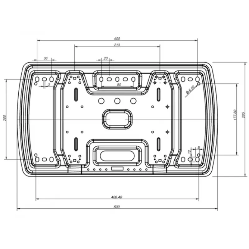 Βάση Multibrackets M VESA Super λεπτή Tilt & Turn