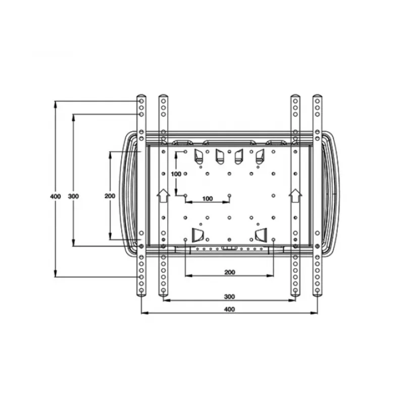 Βάση Multibrackets M VESA Super λεπτή Tilt & Turn