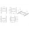 Βάση Multibrackets M VESA Super λεπτή Tilt & Turn
