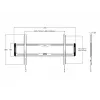 Multibrackets M Universal Wallmount Fixed μεγάλο μαύρο