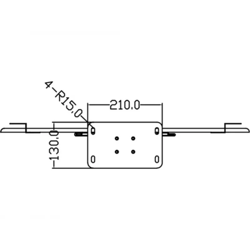 Βάση οθόνης Multibrackets M 180 Single μαύρο με βάση δαπέδου