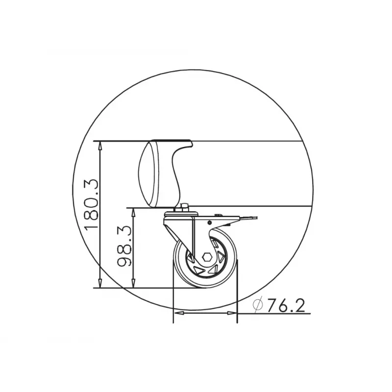 Multibrackets M Public Floorstand Basic 180 με ράφι & βάση κάμερας