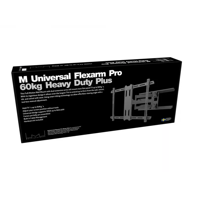 Βάση στήριξης ιστού Multibrackets M Universal Flexarm Pro 60 kg Heavy Duty μαύρο