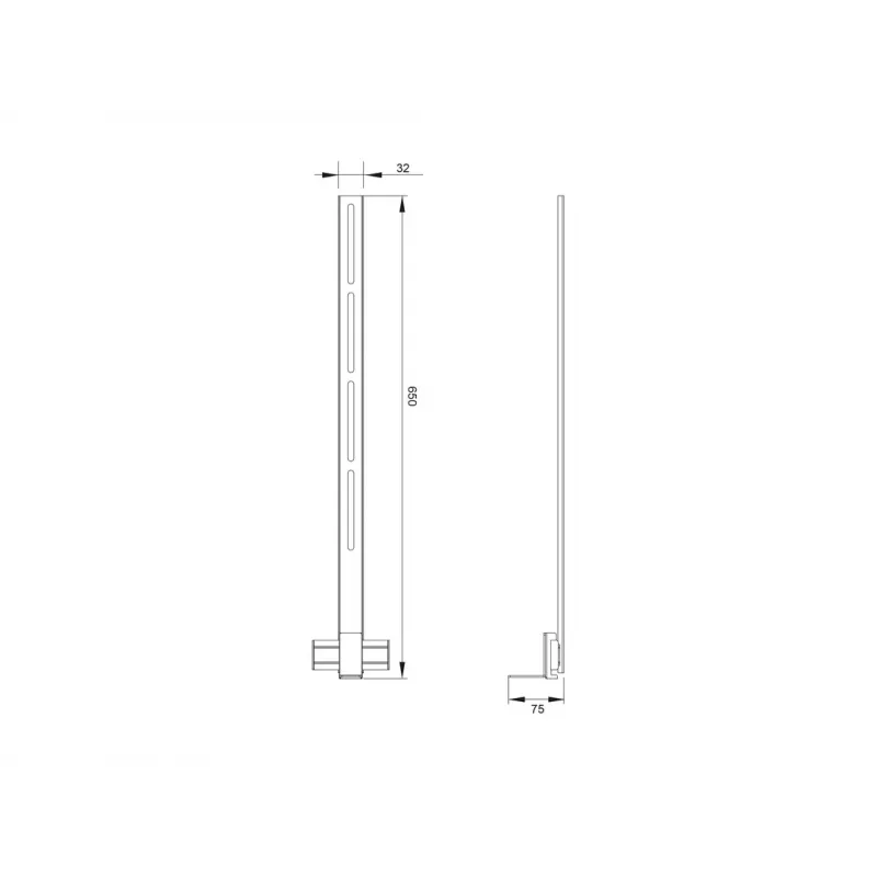 Βάση ηχόμπαρας Multibrackets M Pro Series μέγιστη αντοχή 5 kg