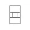 Multibrackets M Pro Series θήκη 55 ίντσες τοίχου μεσαίο μαύρο χάλυβας οριζόντια/κάθετη