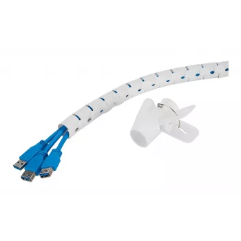 Περίβλημα/σωλήνας καλωδίων Neomounts ADS06-142WH Ø25 mm λευκό για διαχείριση καλωδίων