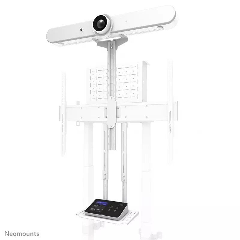 Neomounts AFL-875WH1 κιτ για videobar και πολυμέσα, ράφι κάμερας/AV, με προσαρμογέα Logitech Rally Bar (Mini), μέγ. 9 kg, ατσάλι, λευκό