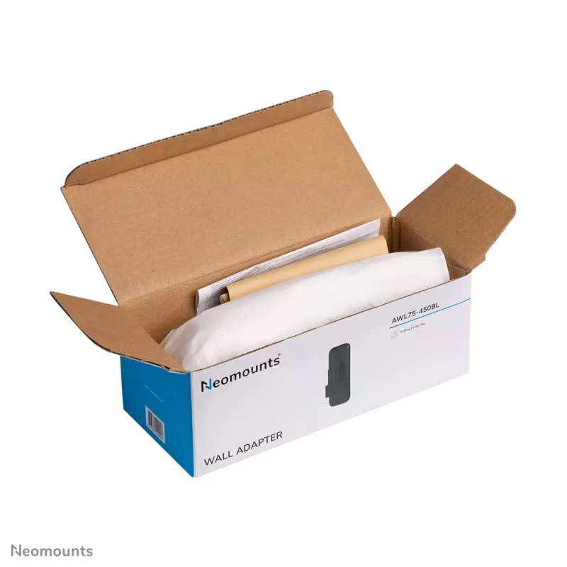 Βάση τοίχου Neomounts AWL75-450BL μαύρο αλουμίνιο 660g 85mm