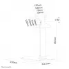 Neomounts FPMA-D1500SILVER βάση οθόνης 10-32 ίντσες