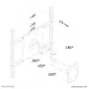 Επιτοίχια βάση οθόνης/TV Neomounts FPMA-W960 23-52 inch – πλήρως κινητή