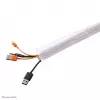 Κάλτσα καλωδίου Neomounts NS-CS200WHITE - για 8-10 καλώδια - universal