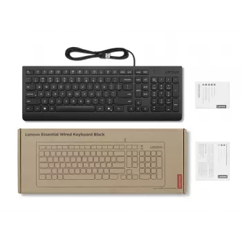 Lenovo 4Y41R64666 Πληκτρολόγιο Γραφείου/Σπιτιού USB φινλανδικό, σουηδικό μαύρο