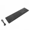 Targus EcoSmart AKB874NO ενσύρματο πληκτρολόγιο πλήρους μεγέθους, USB, QWERTY σκανδιναβικό, αντιμικροβιακό, μαύρο