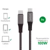 Καλώδιο USB 4smarts 456267 3 m USB-C Μαύρο 0,48 Gbit/s