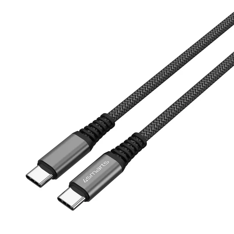 Καλώδιο USB 4smarts 456267 3 m USB-C Μαύρο 0,48 Gbit/s