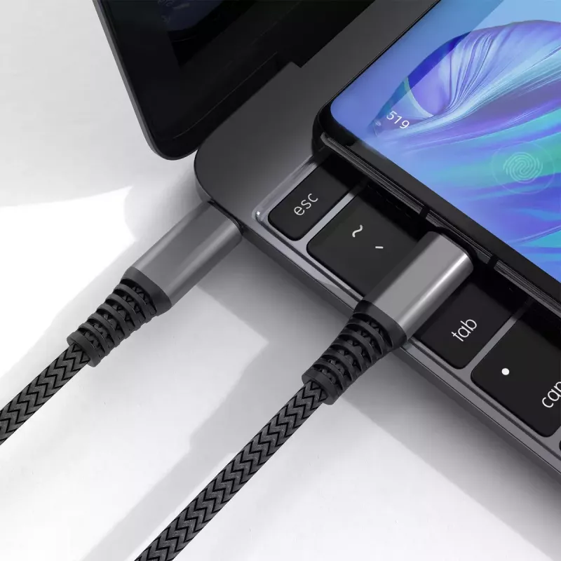 Καλώδιο USB 4smarts 456267 3 m USB-C Μαύρο 0,48 Gbit/s