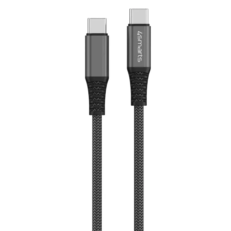 Καλώδιο USB 4smarts 456267 3 m USB-C Μαύρο 0,48 Gbit/s