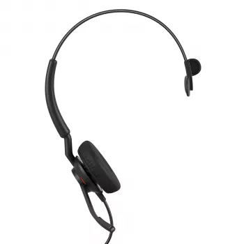 Jabra Engage 40 (Inline Link) MS ακουστικά με μικρόφωνο mono, USB-A, ενσύρματα, on-ear, για κέντρα επικοινωνίας, μαύρα