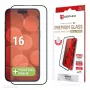 Displex Premium μεμβράνη προστασίας οθόνης (Full Cover, 10H) για Apple iPhone 16, Eco πλαίσιο τοποθέτησης, Full Cover