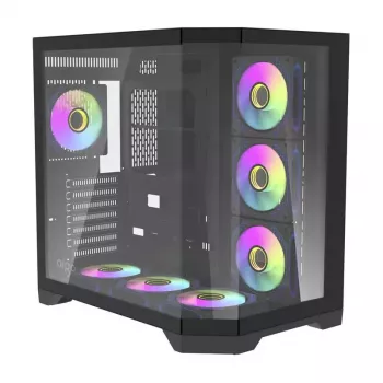 Κουτί υπολογιστή Darkflash FT418 PRO, ATX, μαύρο