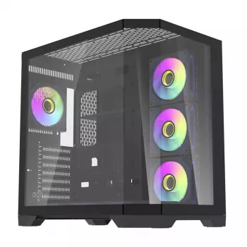 Κουτί υπολογιστή Darkflash FT418 PRO, ATX, μαύρο