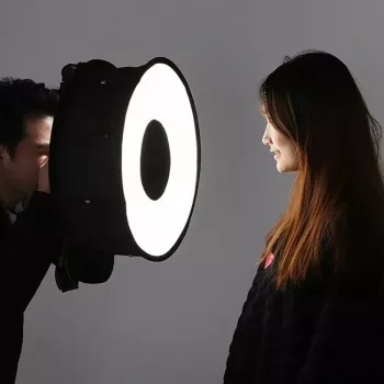 Softbox διαχύτης Puluz PU5145 45 cm στρογγυλό ελαφρύ για φωτογραφικό φωτισμό
