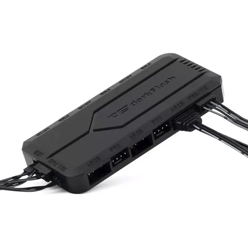 Χειριστήριο ανεμιστήρων darkFlash RC2 4-Pin PWM γκρι