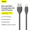 Καλώδιο δεδομένων USB 2.0 Baseus Jelly Lightning σε USB-A 1,2 m, μαύρο