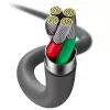 Καλώδιο δεδομένων USB 2.0 Baseus Jelly Lightning σε USB-A 1,2 m, μαύρο