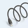 Καλώδιο δεδομένων USB 2.0 Baseus Jelly Lightning σε USB-A 1,2 m, μαύρο