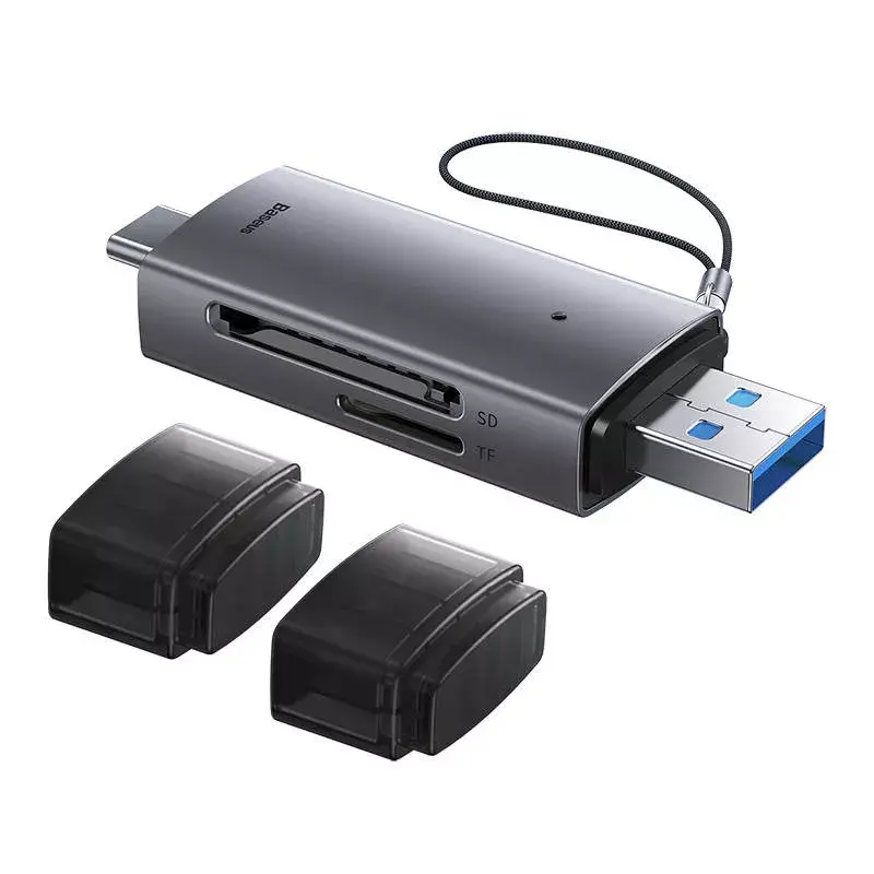 Αναγνώστης καρτών Baseus Speicherkartenleser Lite Series WKQX060113 υποστήριξη USB και USB-C