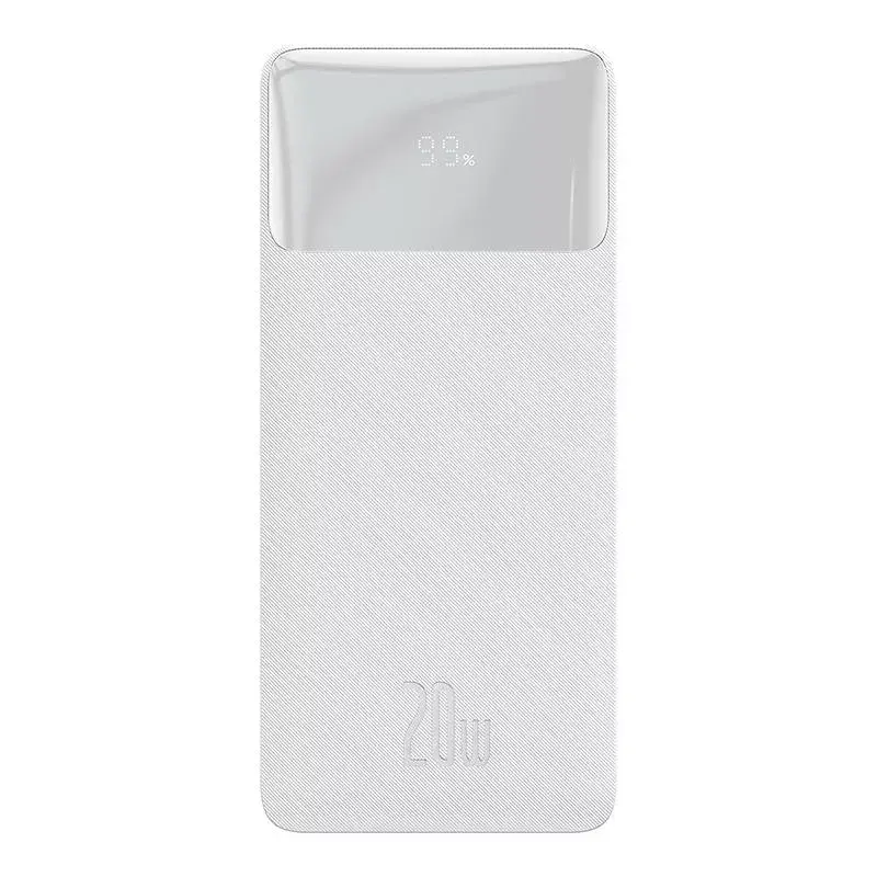 Powerbank Baseus Bipow 10000mAh, 20W (λευκό)