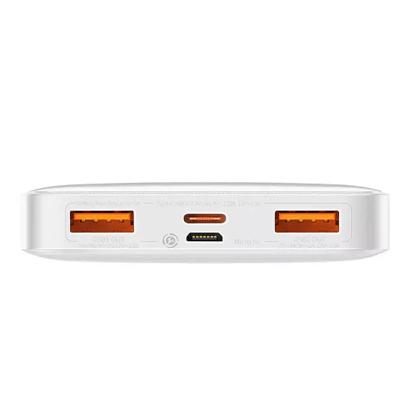 Powerbank Baseus Bipow 10000mAh, 20W (λευκό)